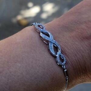 Macy's Diamond Infinity Bolo Bracelet